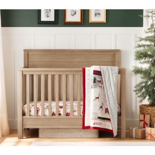 Heritage Santa Organic Crib Fitted Sheet
