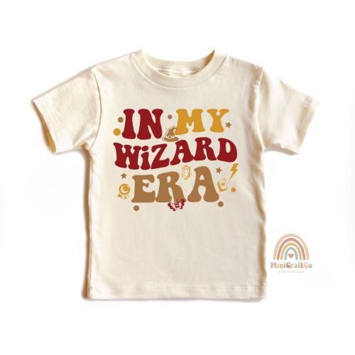In My Wizard Era Shirt, Wizard School T Shirt, Gift For Kids, Wizard World Sweatshirt, Funny Wizard Tee, Girls Gift for Fan, Wizard Shirt