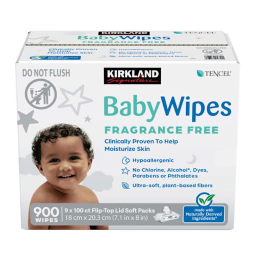 Kirkland Signature Baby Wipes Fragrance Free