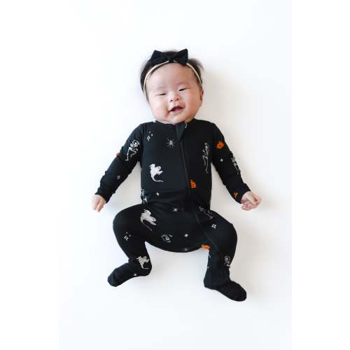 Zippered Footie in Halloween Friends
