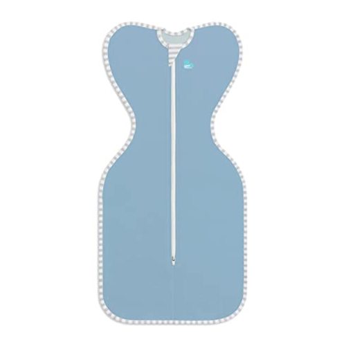 Love to Dream Swaddle UP, Baby Sleep Sack, Self-Soothing Swaddles for Newborns, Get Longer Sleep, Snug Fit Helps Calm Startle Reflex, New Born Essentials for Baby, 1.0 TOG, 5-8.5 lbs, Dusty Blue