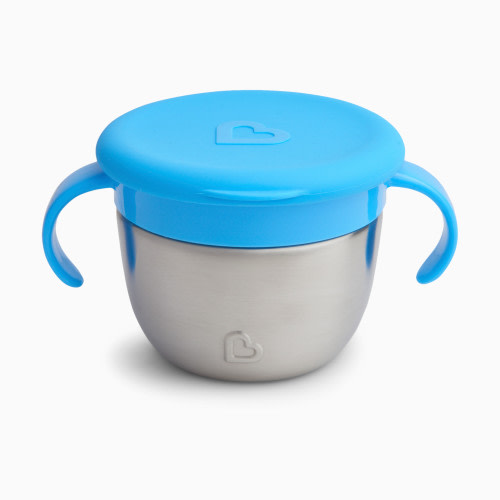 Snack+ Stainless Steel Snack Catcher - Blue