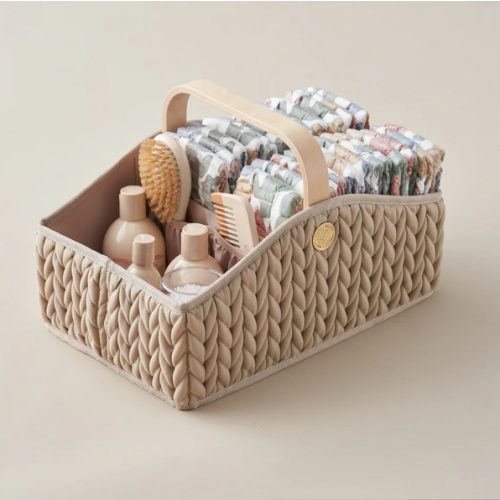 HAPP Brand Diaper Caddy - Beige