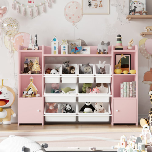 Viv + Rae™ Lafon Manufactured Wood Toy Organizer with Bins & Reviews | Wayfair