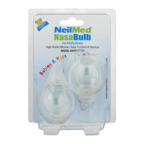 NeilMed NasaBulb Nasal Aspirator, 2 Count
