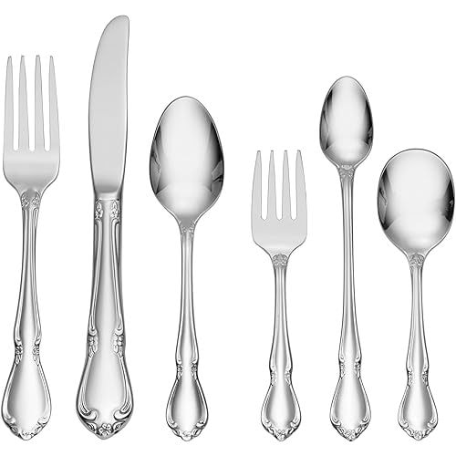 Oneida Baby/Child Chateau 6-Piece Progress Flatware Set, Silver