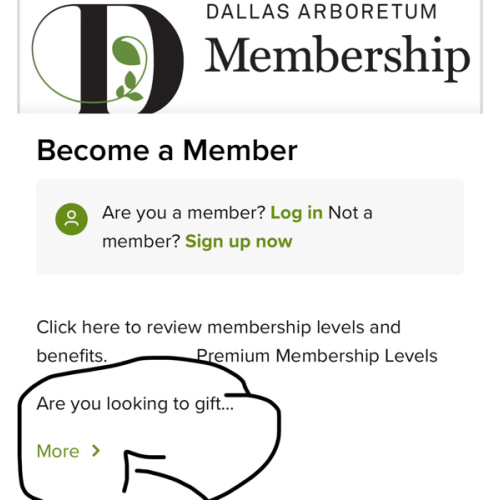 Dallas Arboretum family membership