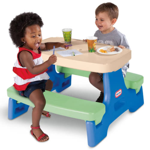 Little Tikes Easy Store Jr. Play Table - Blue/Green – Official Little Tikes Website