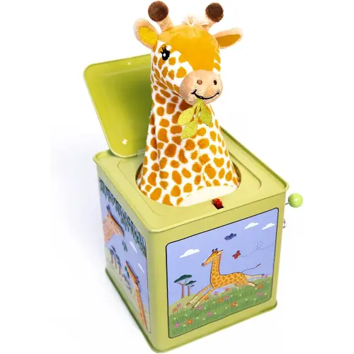 Vintage Tin Toy Giraffe Jack in The Box - Jack Rabbit Creations Small