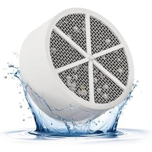 Crystal Quest Bath Ball Replacement Cartridge – Removes Chlorine, PFAS & Odors – Easy-to-Install Water Filter – Eco-Friendly, Durable & Skin-Safe – Built in the USA