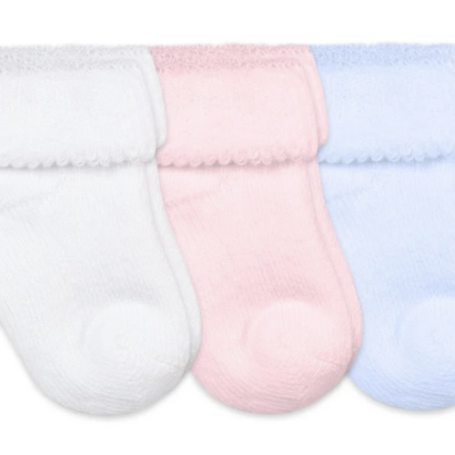 Jefferies Socks Terry Turn Cuff Newborn Bootie Socks (2pack) – Magpies Nashville