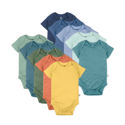 10-Pack Organic Cotton Short Sleeve Bodysuits | Honest Baby Clothing