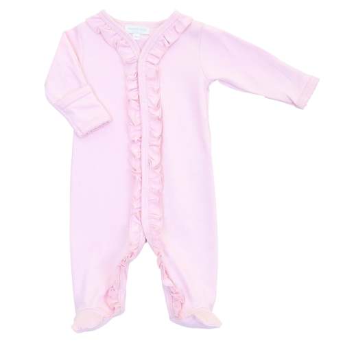 Essentials Pink Ruffle Footie