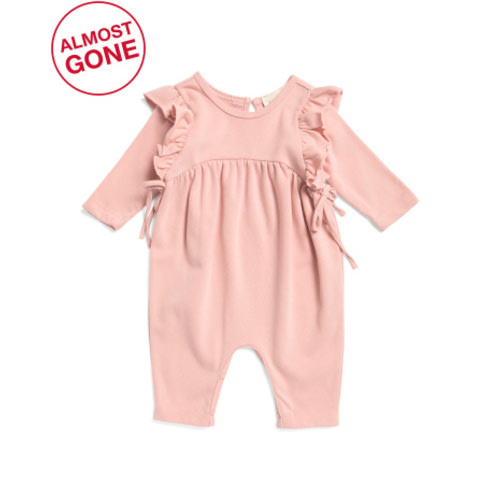 Infant Girls Ruffled Romper | Kids & Baby | T.J.Maxx