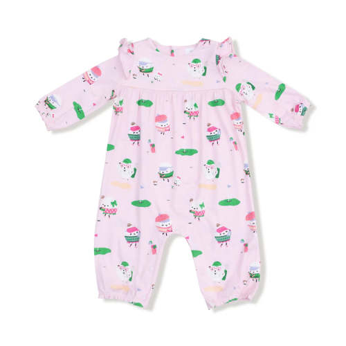 Angel Dear Ruffle Sleeve Romper II  Golf Pros - Pink