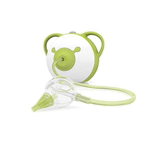 Nosiboo Pro Nasal Aspirator for Babies | Electric Nose Sucker (Green) | Made in EU | Adjustable Suction Power | Premium Quality | Award-Winning Design