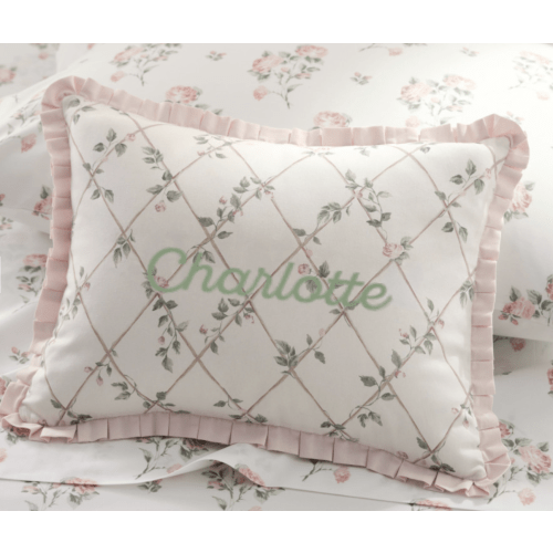 Rose Personalized Pillow (Charlotte)