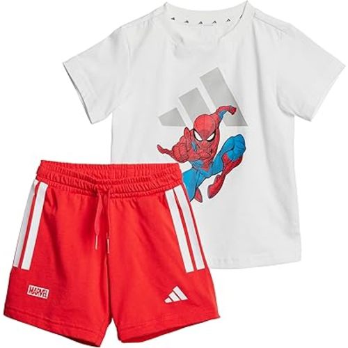 adidas Unisex Baby Marvel Spider-man T-shirt Set