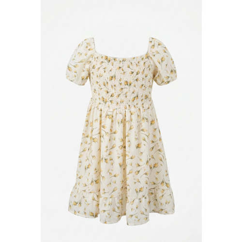 Girls Clarissa Smocked Dress - Morning Lavender Boutique Kids