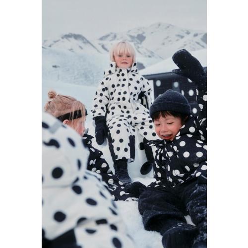 WATER RESISTANT AND WINDPROOF POLKA DOT JUMPSUIT - Ecru | ZARA United States