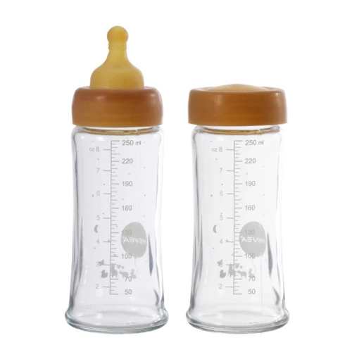 Plastic Free Glass Baby Bottle 2-Pack