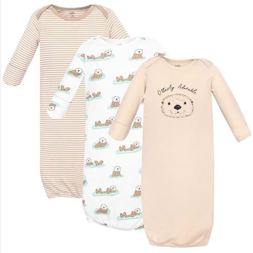 Touched by Nature Unisex Baby Organic Cotton Gowns