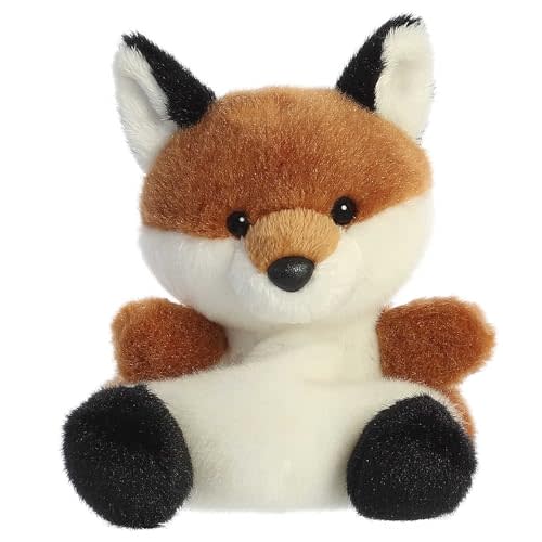 Aurora Palm Pals 4.5" Sly Fox Adorable Plush | Bean-filled understuffed bodies with collectible personalities