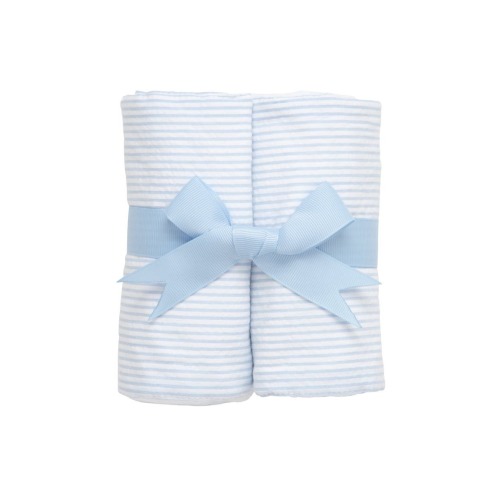 Seersucker Stripe Set of Two Burp Cloths