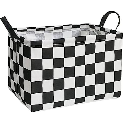 Rectangular Storage Basket Collapsible Organizer Bin Waterproof Toy Box for Organizing Home/Dorm/Kitchen/Pet/Office/Closet/Shelf/Gift Baskets