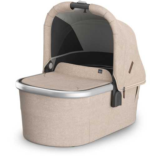 UPPAbaby Vista, Cruz, Ridge Bassinet V3 - Declan (Oat Melange / Silver Frame)