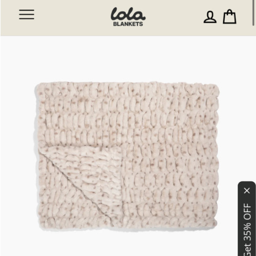 Patterned Blanket | Rainy Day | Lola Blankets
