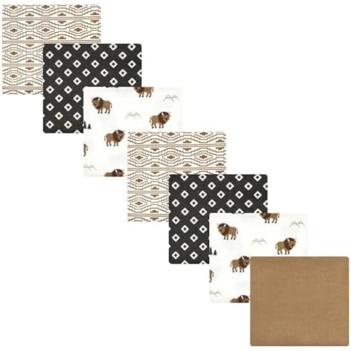 Luvable Friends Hudson Baby Flannel Receiving Blankets 7pk