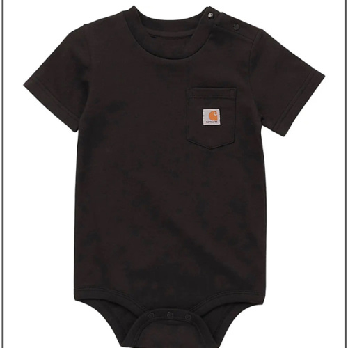 Kids' Short Sleeve Pocket Bodysuit (Baby) | Baby Bodysuits | Carhartt