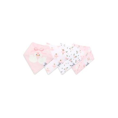 Girls' Katerina Bandana Bib, 4 Pack - Baby
