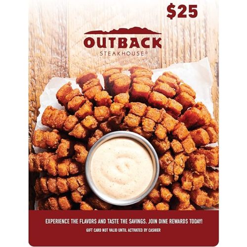 Outback Steakhouse Restaurant Gift Card $25