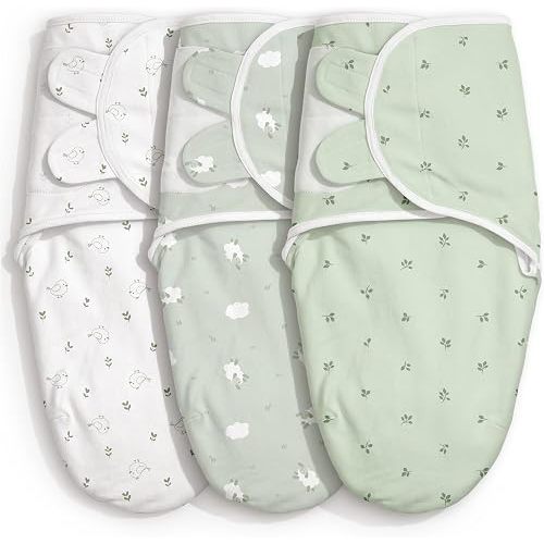 GLLQUEN BABY Swaddles for Newborns 0-3 Months, Adjustable & Easy Fastener