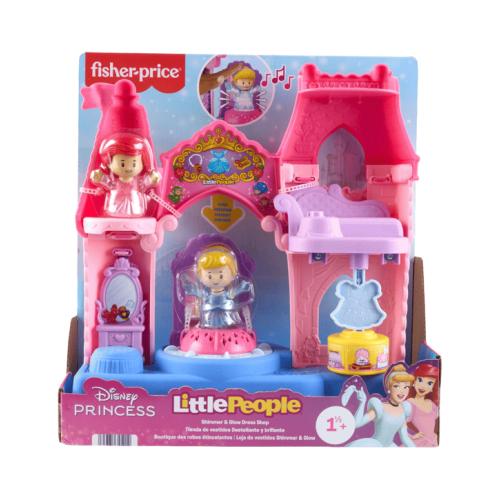 Fisher-Price Little People Disney Princess Shimmer & Glow Dress Shop Playset - Assorted - One Size