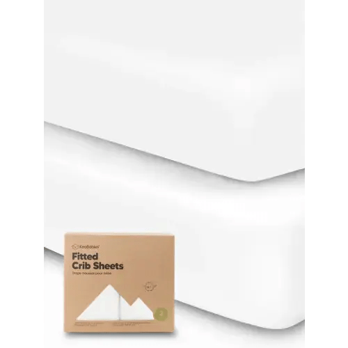 2-pack Cotton Fitted Crib Sheet Set