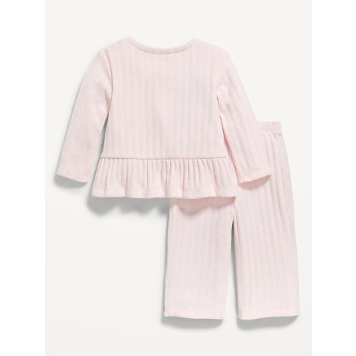 Cozy Long-Sleeve Sweater and Pants Set for Baby