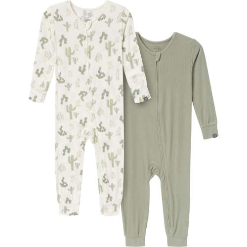 2-Pack Baby & Toddler Neutral Ivory Cactus Viscose Snug Fit Footless P – Gerber Childrenswear