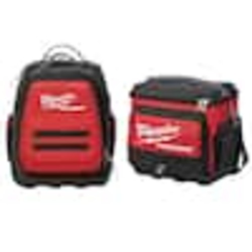 Milwaukee 15 in. PACKOUT Tool Backpack with PACKOUT Cooler Bag 48-22-8301-48-22-8302