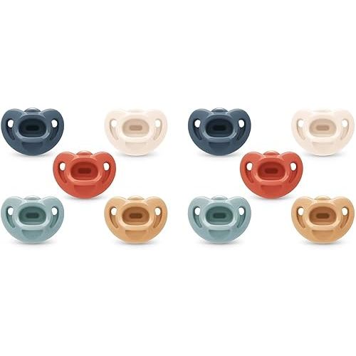 NUK Comfy Orthodontic Pacifiers 0-6 Months (5 Pack) + 6-18 Months (5 Pack)