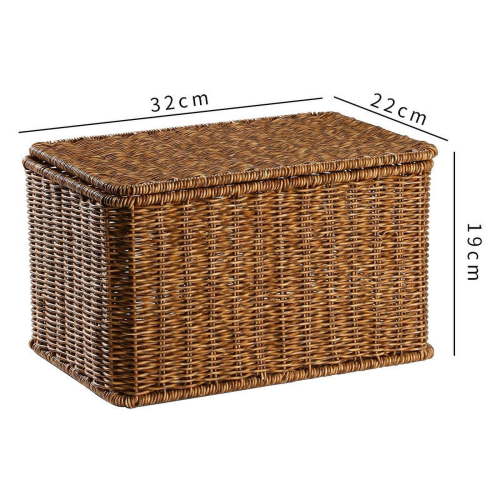 ERDOUY Storage Box for Pantry Organizer and Storage,Perfect for Bathroom,Cabinet,Kitchen,Fridge,Closet Organization Supplies 12.6*8.66*7.48inch (A01)