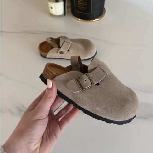 Neutral buckle toddler sliders – First Steps Baby & Toddler Clothing