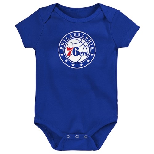 Newborn Philadelphia 76ers Outerstuff Royal Primary Logo Bodysuit