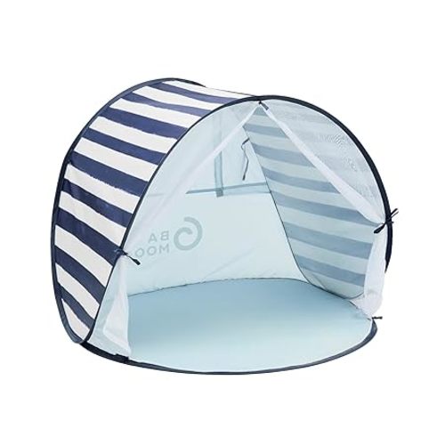 Babymoov Baby Anti UV Tent, Sun Protection UPF 50+, Pop Up Play Tent and Sun Shade, Marine (Summer 2025 Edition)