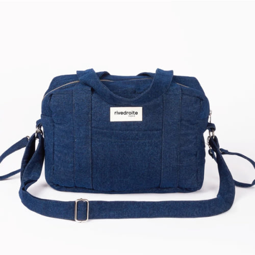 Mini Darcy - The Anti-Diaper Bag - Upcycled Raw Denim