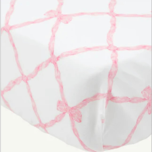 Sleep Tight Crib Sheet - Belle Meade Bow - Beaufort Bonnet Company