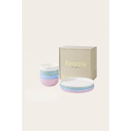 Plate and Bowl Set | Rainbow