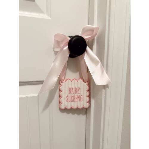 Baby Sleeping door hanger